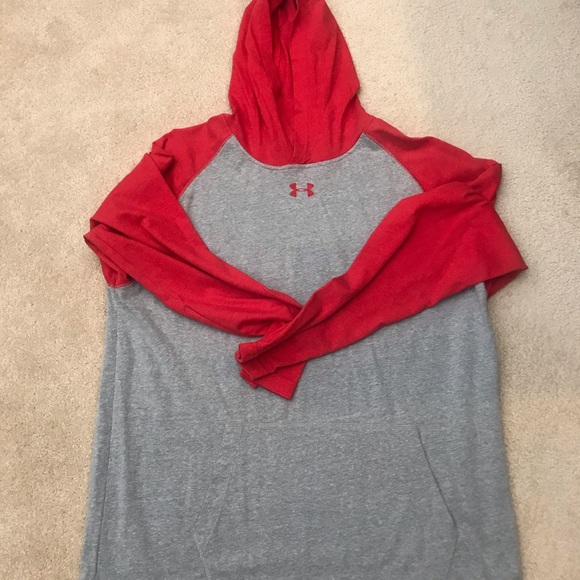 Under Armour, multi colored , XL unisex hooded shirt with front pocket - Picture 2 of 7